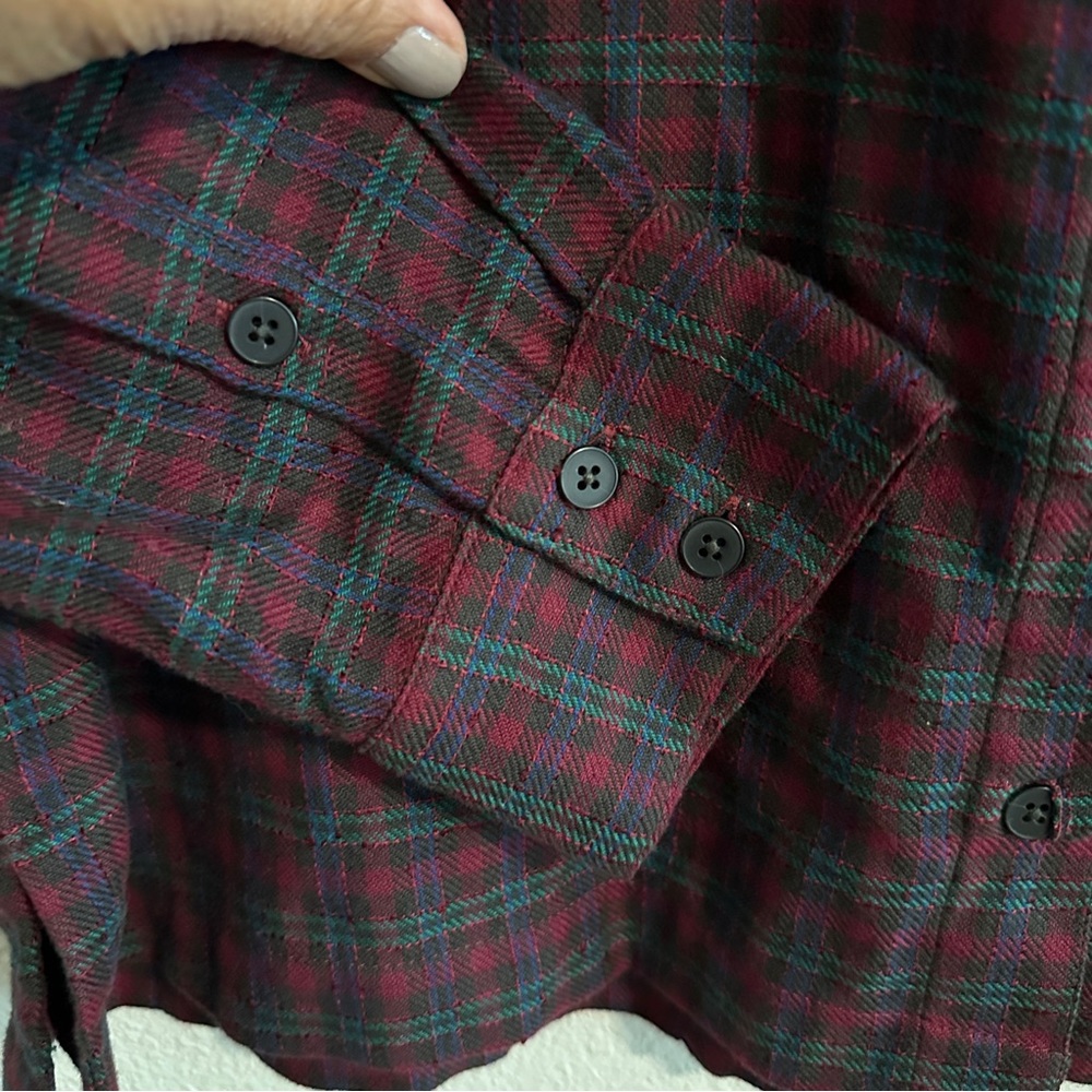 Madewell Plaid Shirt Size Medium - Picture 6 of 9